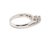 18CT WHITE GOLD WRAP AROUND STYLE DIAMOND DRESS RING VALUED @ $2399
