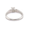 14CT WHITE GOLD POINTED SHOULDER DIAMOND DRESS RING VALUED @ $1999