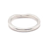 18CT WHITE GOLD CURVED PATTERN DIAMOND DRESS RING VALUED @ $1699