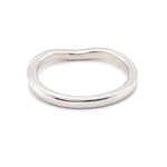 18CT WHITE GOLD CURVED PATTERN DIAMOND DRESS RING VALUED @ $1699