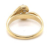 18CT YELLOW & WHITE GOLD WRAP AROUND STYLE DIAMOND DRESS RING VALUED @ $3099