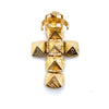 9CT YELLOW GOLD OPENING MASONIC ORB CROSS PENDANT