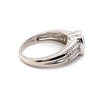18CT WHITE GOLD SAPPHIRE & DIAMOND DRESS RING VALUED @ $5399