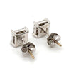 10CT WHITE GOLD DIAMOND STUDS VALUED @ $1599