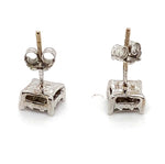 10CT WHITE GOLD DIAMOND STUDS VALUED @ $1599