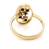 14CT YELLOW GOLD ROUND CUT SAPPHIRE DRESS RING VALUED @ $1899