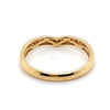 9CT YELLOW GOLD DIAMONDS SET IN V SHAPE DRESS RING