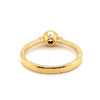 18CT YELLOW GOLD BEZEL SET DIAMOND DRESS RING VALUED @ $1899