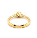 18CT YELLOW GOLD BEZEL SET DIAMOND DRESS RING VALUED @ $1899