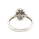 9CT WHITE GOLD FLOW UP STYLE DIAMOND DRESS RING VALUED @ $2799