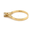 18CT YELLOW GOLD FORMED UP STYLE DIAMOND DRESS RING VALUED @ $1899