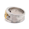 18CT WHITE GOLD RAIL EDGE TOURMALINE & DIAMOND DRESS RING VALUED @ $10799