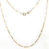 9CT YELLOW GOLD 45CM 3+1 FIGARO LINK CHAIN