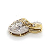 18CT YELLOW & WHITE GOLD DIAMOND PENDANT VALUED @ $4999