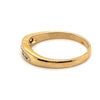 9CT YELLOW GOLD CURVE PATTERN DIAMOND DRESS RING VALUED @ $1499