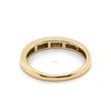 9CT YELLOW GOLD CHANNEL SET DIAMOND DRESS RING