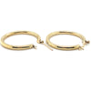 9CT YELLOW GOLD LARGE HOOP EARRINGS