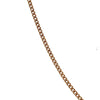 9CT YELLOW GOLD 46CM FINE CURB LINK CHAIN