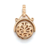 9CT ROSE GOLD FILIGREE SPINNER PENDANT