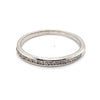 18CT WHITE GOLD CHANNEL SET DIAMOND DRESS RING VALUED @ $1699