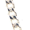 55CM SILVER CURB LINK CHAIN