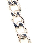 55CM SILVER CURB LINK CHAIN