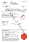 18ct GOLD GIA DIAMOND DRESS RING TDW: 0.66ct VAL: $5699