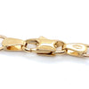 9CT YELLOW GOLD 18CM CURB LINK BRACELET