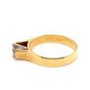 18CT YELLOW & WHITE GOLD FLOW UP STYLE DIAMOND DRESS RING VALUED @ $2599