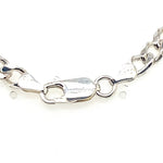 55CM SILVER CURB LINK CHAIN