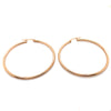 9CT ROSE GOLD LARGE HOLLOW HOOP EARRINGS