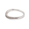 18CT WHITE GOLD FITTED THICKENED TOP STYLE DRESS RING VALUED @ $1799