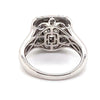 10CT WHITE GOLD FLOW UP STYLE DIAMOND DRESS RING VALUED @ $4199