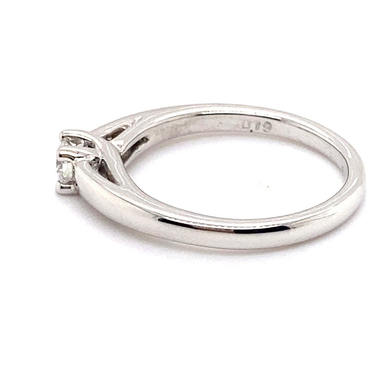 9CT WHITE GOLD FLOW UP STYLE DIAMOND DRESS RING VALUED @ $1599