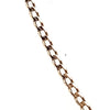 9CT YELLOW GOLD 44CM CURB LINK CHAIN