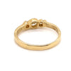 18CT YELLOW GOLD BEZEL SET DIAMOND DRESS RING VALUED @ $1699