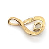 9CT YELLOW GOLD COBOCHON CUT LIGHT OPAL PENDANT