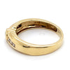9CT YELLOW GOLD DIAMOND DRESS RING