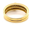 18CT YELLOW & WHITE GOLD WRAP AROUND STYLE DIAMOND BRIDAL SET VALUED @ $3399