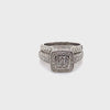 9CT WHITE GOLD FLOW UP STYLE DIAMOND BRIDAL SET VALUED @ $5499