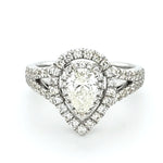 REDUCED! 18ct WHITE GOLD DIAMOND CLUSTER DRESS RING TDW 1cts VALUED $5999