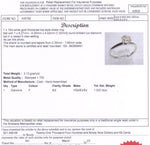 REDUCED! 18ct WHITE GOLD DIAMOND SET RING CERTIFIED 1.02cts VALUED $21,499