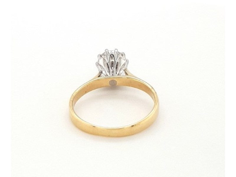 REDUCED! 18ct YELLOW WHITE GOLD 1.25ct DIAMOND RING VALUED $22,099